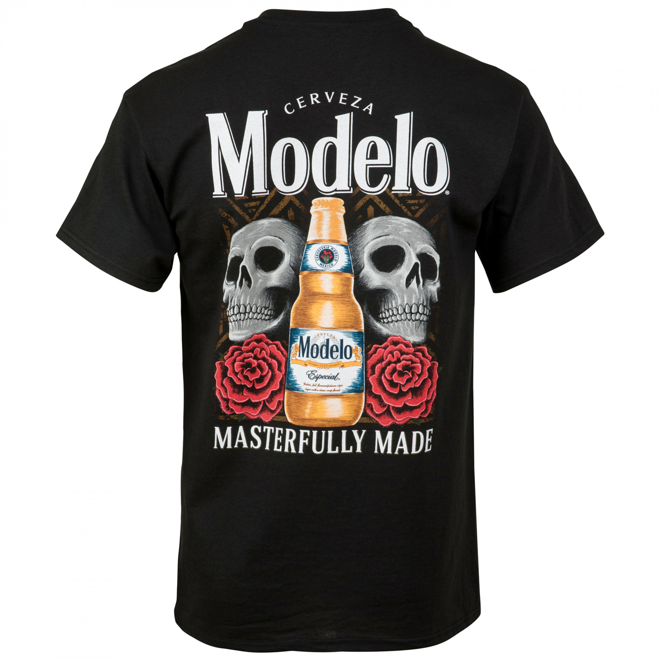 Modelo Especial Skulls and Roses Masterfully Made Front/Back T-Shirt